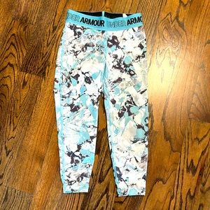Under Armour HeatGear Ankle Crop Leggings - Girls